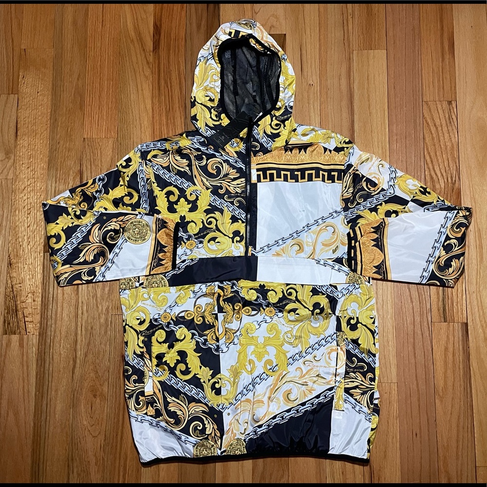 Baroque (Versace Print) Windbreaker by Reason NY